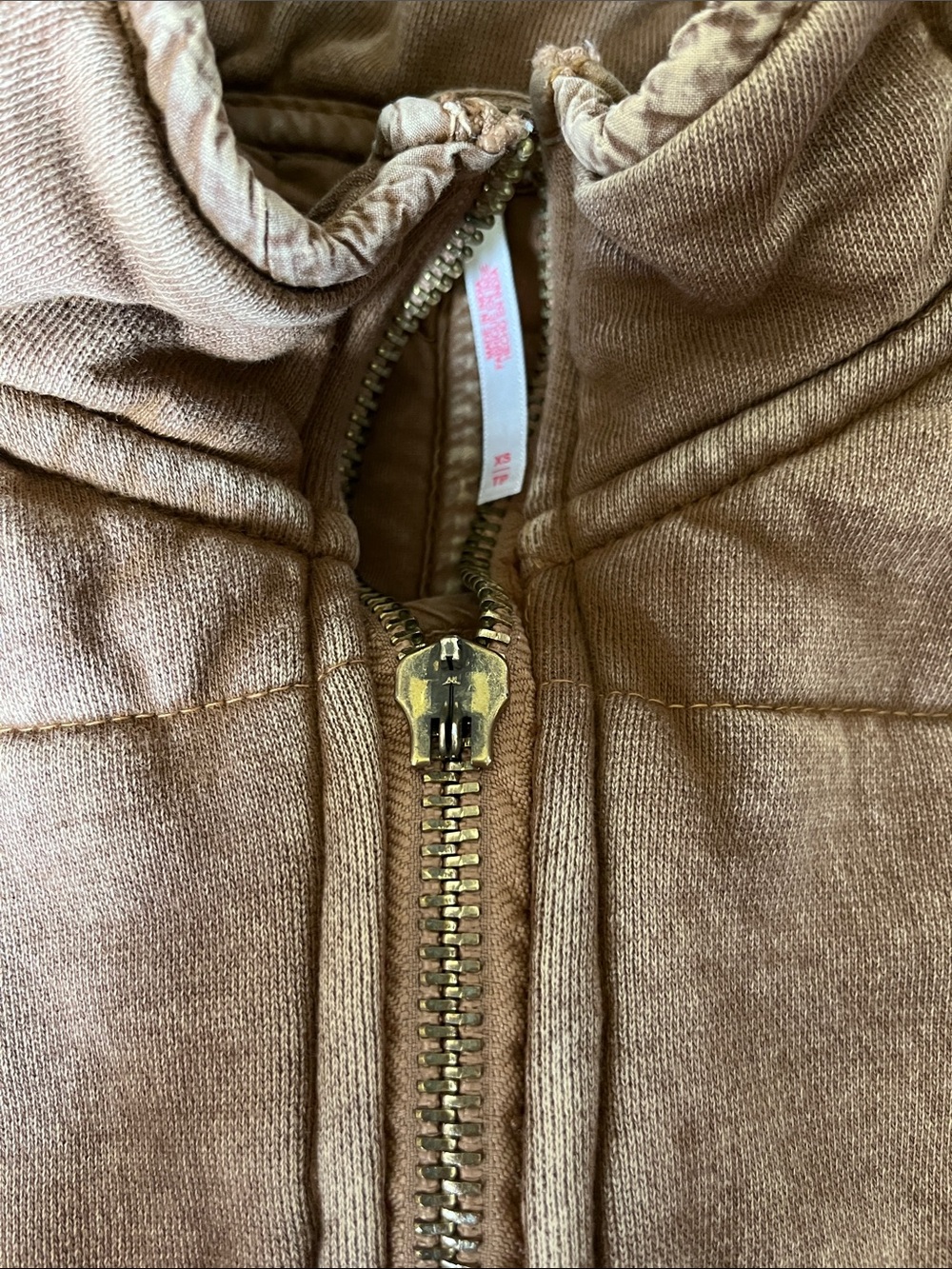 Free People Cozy Quilted Jacket in Warm Brown - Picture 4 of 4